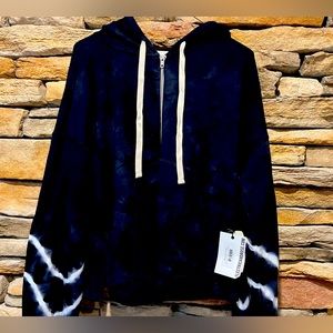 NWT Electric and rose tie dye hoodie